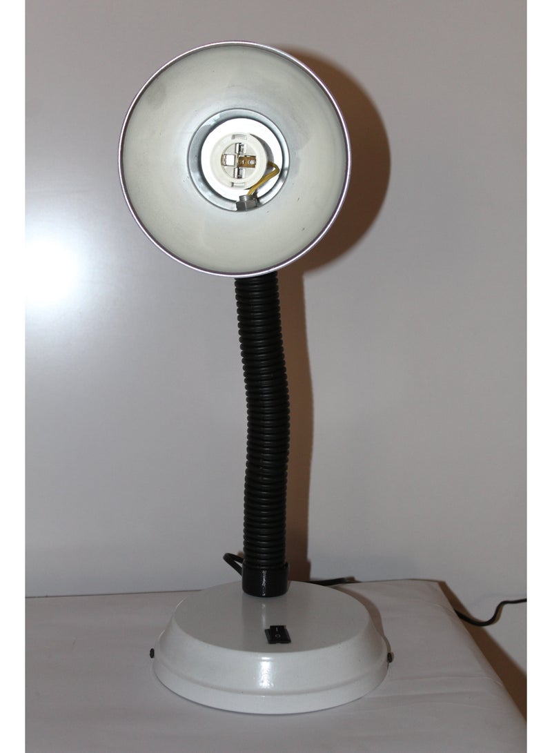 Table lamp with flexible arm moves 360 degree-white color - Image 4